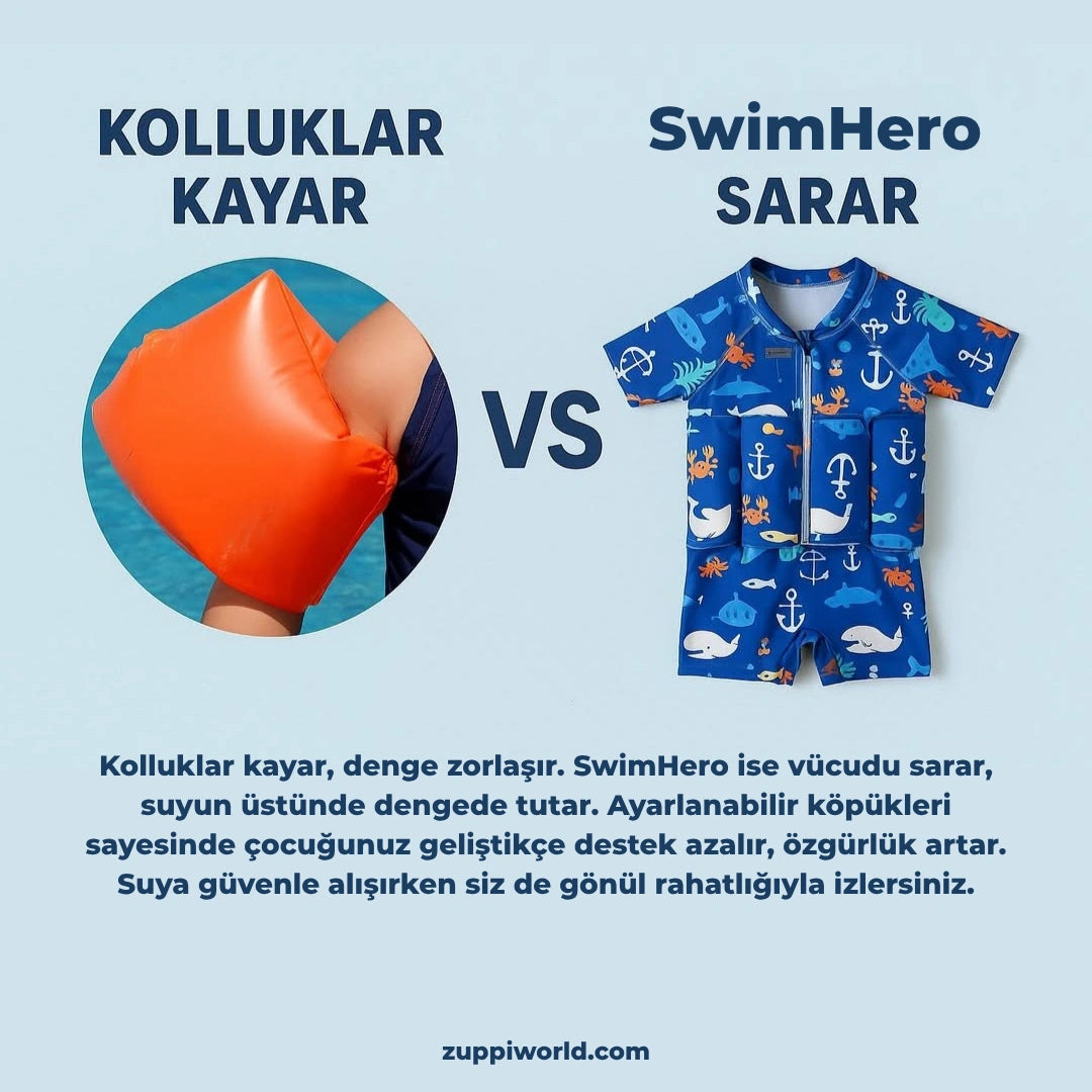 SwimHero™ ile Çocuğunuz Güvenle ve Eğlenerek Yüzmeyi Öğrensin!